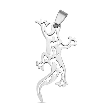 Stainless Steel Tribal Lizard Pendant / PDK0205