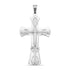 Stainless Steel Star Of Bethlehem Layered Cross Pendant / PDK0218