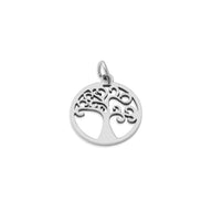 Wholesale jewelry 18K Gold PVD Stainless Steel Tree Of Life Charm- stainless main 