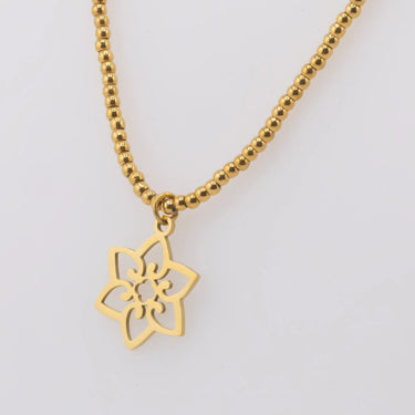 Gold Beaded Necklace