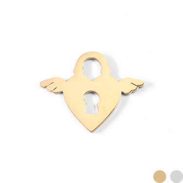 18K Gold Pvd de acero inoxidable Color de acero inoxidable encanto/PDL0087