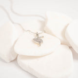 18K Gold PVD Stainless Steel Ballerina Charm / PDL0094
