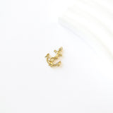 18K Gold PVD Stainless Steel Anchor Charm
