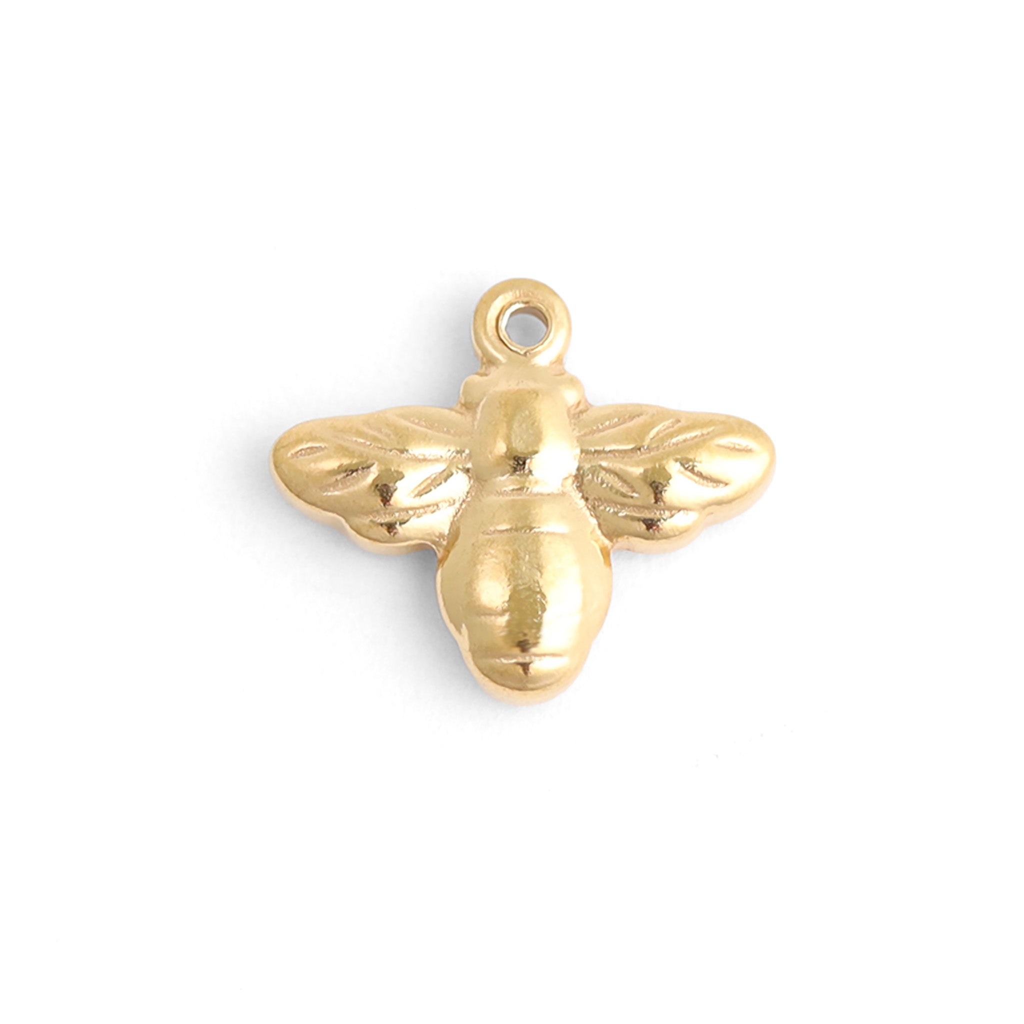 18K Gold PVD Stainless Steel Bee Charm / PDL0102
