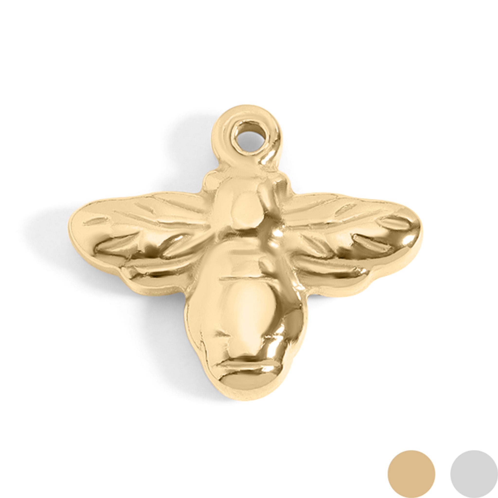 18K Gold PVD Stainless Steel Bee Charm / PDL0102