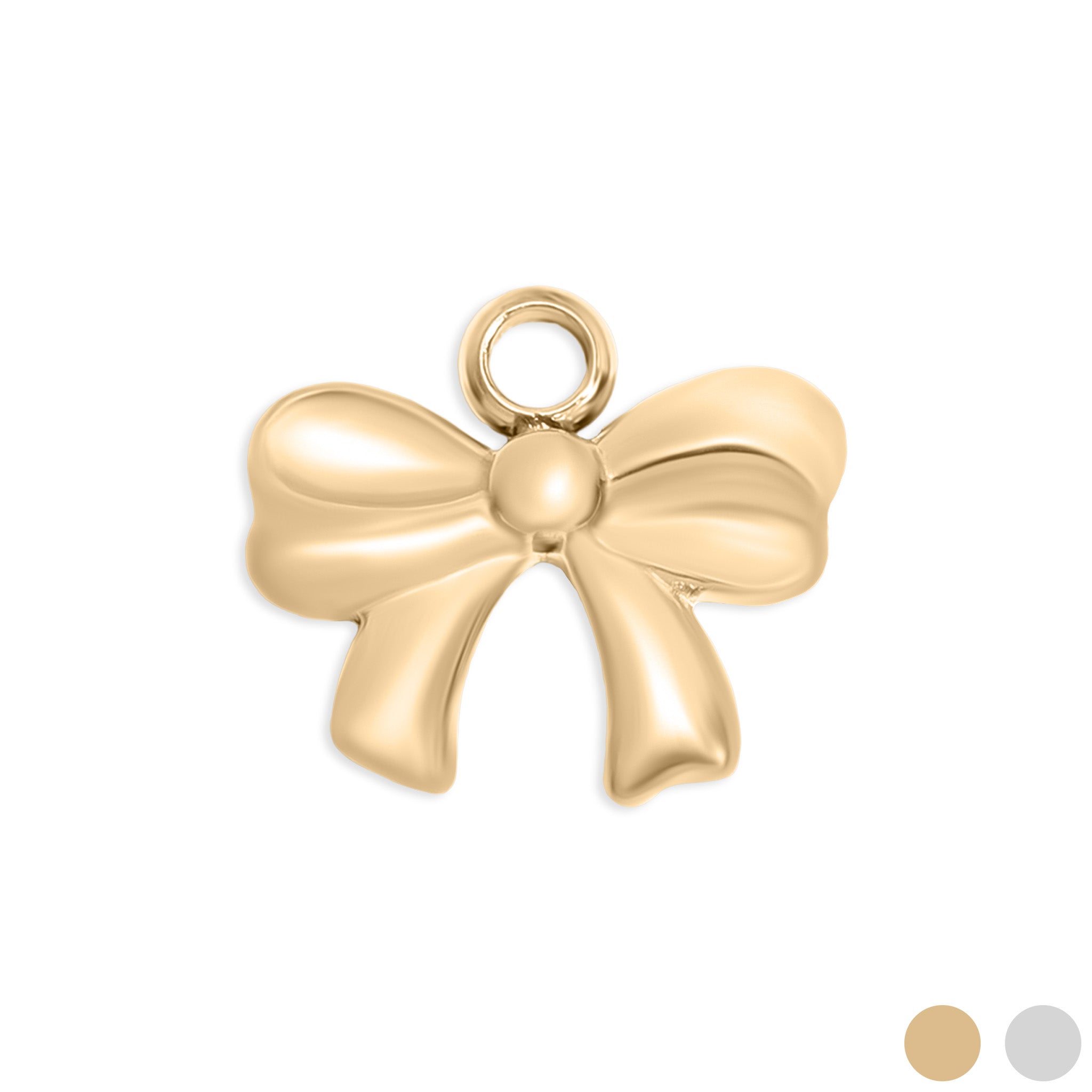 Ribbon bow charm