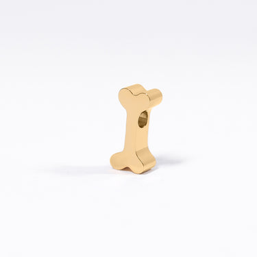 18K Gold PVD Dog Bone Pendant 