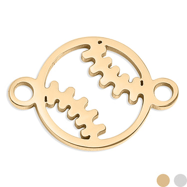 18K GOLD PVD الفولاذ المقاوم للصدأ للبيسبول موصل السحر / PDL0158