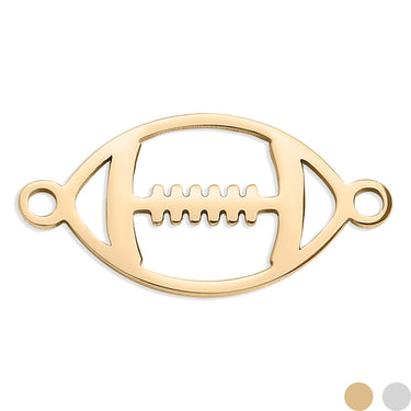 18K GOLD PVD موصل كرة قدم الفولاذ المقاوم للصدأ سحر / PDL0162