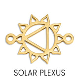 Chakra Connector Charm Solar Plexus Gold