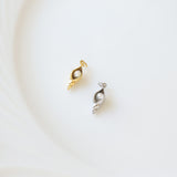 Conch shell charm with pearl