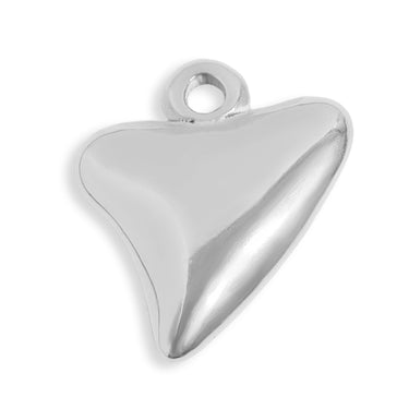 Stainless Steel Shark Tooth Charm