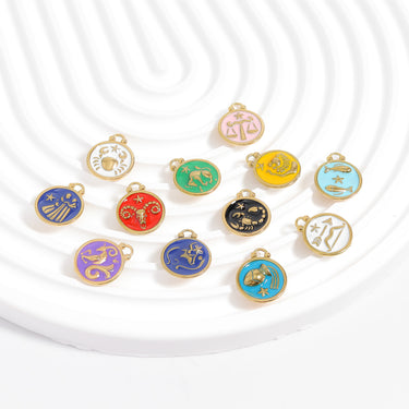 Epoxy Filled Zodiac Pendants Lifestyle