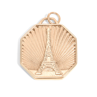 Sunburst Eiffel Tower Amour Charm