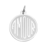 amour charm stainless steel