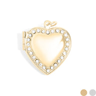 Heart Locket with Stones 
