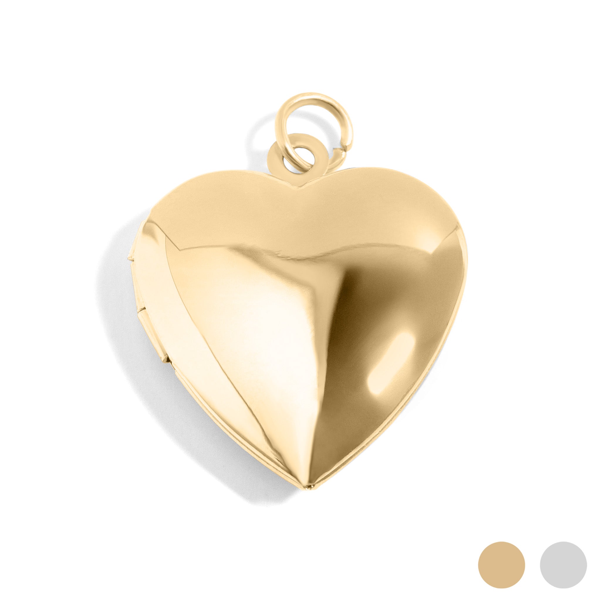 18K Gold PVD Stainless Steel Heart Locket / PDL0239