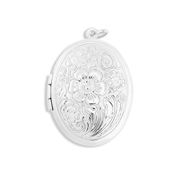 Textured Oval Locket