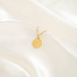 Stainless Steel Round Love Charm