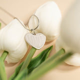 18K Gold PVD Stainless Steel Heart love Charm