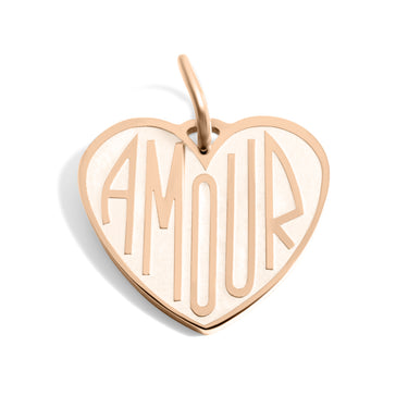 Amour heart pendant