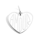 Amour heart pendant