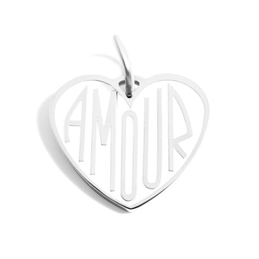 Amour heart pendant