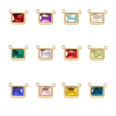 Emerald Charm Connector 