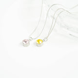 Round Birthstone Charm