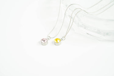 Round Birthstone Charm
