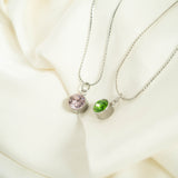 Round Birthstone Charm