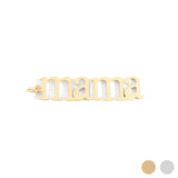 18K Gold PVD Stainless Steel Mama Charm