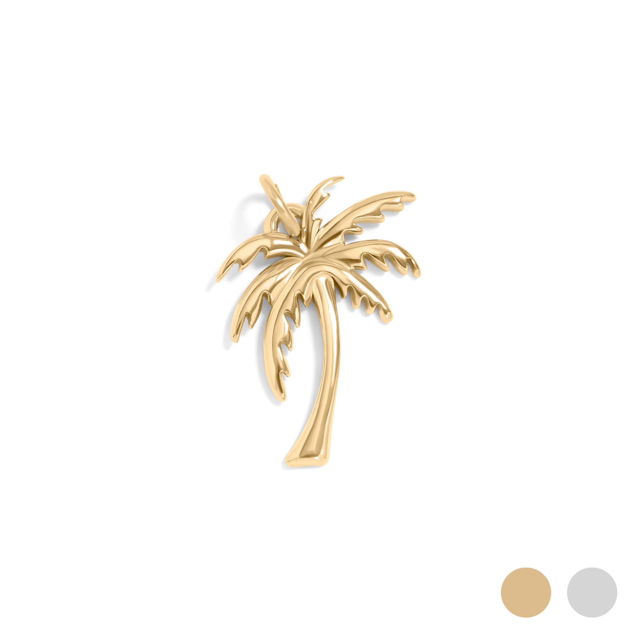 Gold Palm Tree Charm