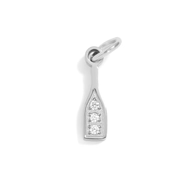 Stainless Steel Champagne Bottle Charm