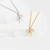 Thin Bow Charm