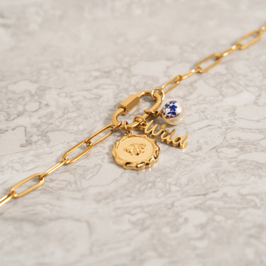 18K Gold PVD Stainless Steel Bee Pendant