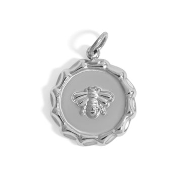 18K Gold PVD Stainless Steel Bee Pendant