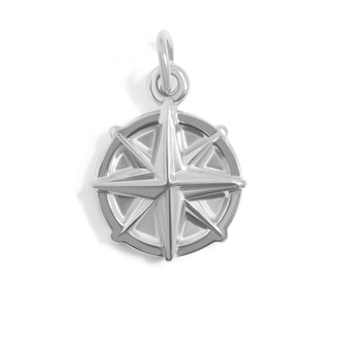 Silver Compass Charm / PDL030
