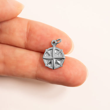 Silver Compass Charm / PDL030