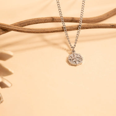 Silver Compass Charm / PDL030