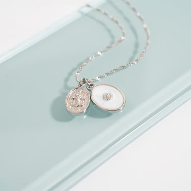 Anchor Pendant on Singapore chain with other charm