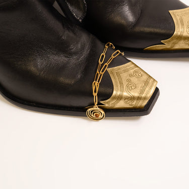 Gold / Swirl Charm / PDL0309