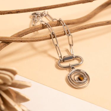 Silver / Swirl Charm / PDL0309