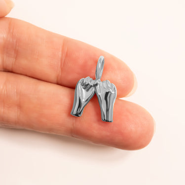 Silver / Pinky Promise Charm / PDL0315