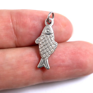 Silver Fish Charm