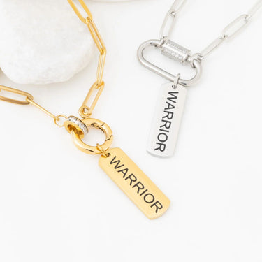 Wholesale jewelry 18K Gold PVD Stainless Steel Warrior Charm- stainless and gold studio  
