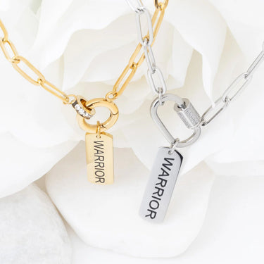 Wholesale jewelry 18K Gold PVD Stainless Steel Warrior Charm- stainless and gold studio  