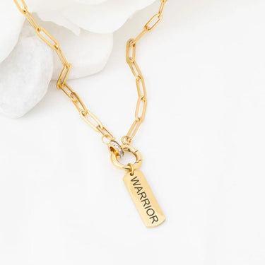 Wholesale jewelry 18K Gold PVD Stainless Steel Warrior Charm- gold studio  