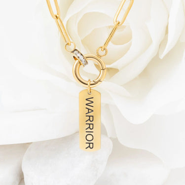Wholesale jewelry 18K Gold PVD Stainless Steel Warrior Charm- gold studio  