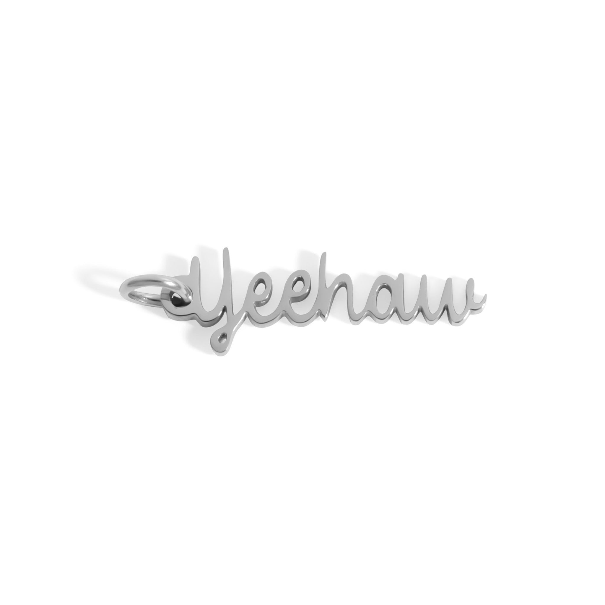 18K Gold PVD Stainless Steel Yeehaw Charm